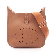 【二手】愛馬仕 HERMES Evelyne 3 Trois PM 金色肩背包 其他 Evelyne 3PM 金色 女士二手 A