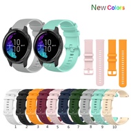 20mm Silicone Watch Band Strap for Garmin Venu Sq 2 / Forerunner 645 245 Music / Vivoactive 3