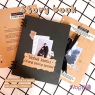 STORY BOOK PREMIUM original by Wopika Creative SCRAPBOOK kado buku