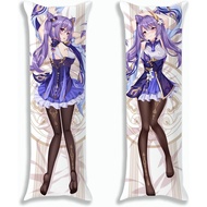Anime Waifu Pillow Cover Genshin Impact KeQing Kawaii Hugging Body Pillowcase Only pillowcase