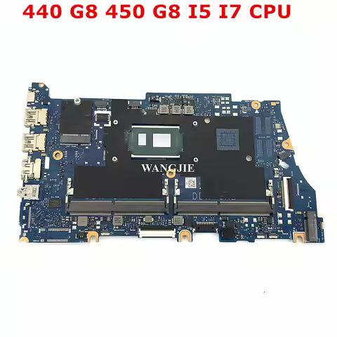 DAX8QMB28A0 X8Q For HP ProBook 440 G8 450 G8 Laptop Motherboard CPU I5-1135G7 I7-1165G7 100% Tested 