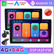 4G+64G Android Car Player Quad Core Android 13 2din 9/10inch Car Radio GPS 5G WiFi Car Stereo