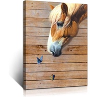 Horse and Wolf 2x6 Yellow-horses 2x6