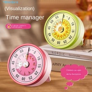 INSTORE Visual Timer, 60-Minute with Stand Mechanical Timer, Cute Stopwatch Alarm Clock Self-discipl