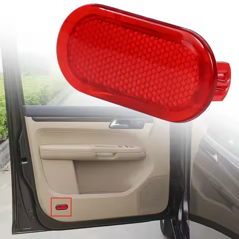 For VW Beetle 2012-2016 Car Door Red Warning Light Reflector for VW Caddy 2004-2015 for VW Polo 2002