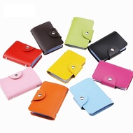AKC - 24-Slot Synthetic Leather Card Wallet 24-Slot Card Holder/