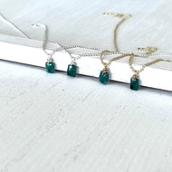 Emerald necklace Earring