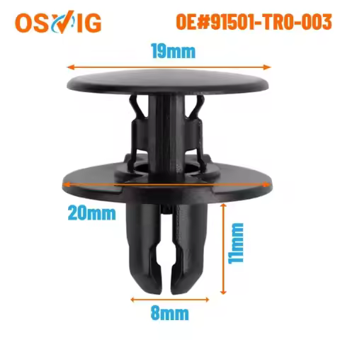 30PCS OE#91501-TR0-003 Front Fender Liner Retainer Clip for Honda Acura Accord Civic Clarity Crossto