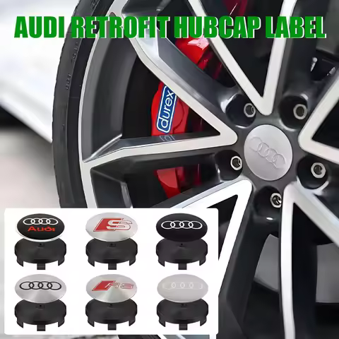 4Pcs 60/63/68mm Car Wheel Center HubCap Rim Cover For Audi C7 C6 C5 B5 B6 B7B8 Q5 Q7 TT A1 A3 A4 A5 