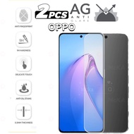 2 Pieces Frosted Tempered Film FOR OPPO Reno13F A60 A3x A3 Pro A38 A58 A98 A78 A17 A17K A77s A96 A76
