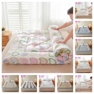 🔥🔥New goods100% cotton filled mattress Japanese Tatami Mattress, Foldable Futon Mattress Floor Mat Thin cotton filled mattress Soft Sleeping Double Thick Student Collapsible mattress