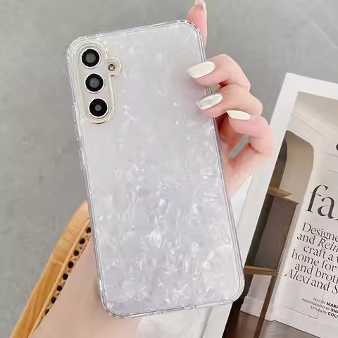 Luxury Case For Samsung Galaxy A54 A34 A55 5G A53 A 54 53 Sparkling Case Funda For Samsung S24 S23 U
