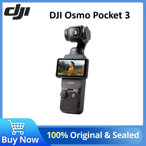 DJI Osmo Pocket 3 Vlog Camera with 1-Inch Sensor, 4K/120fps, 3-Axis Stabilization & Smart Tracking