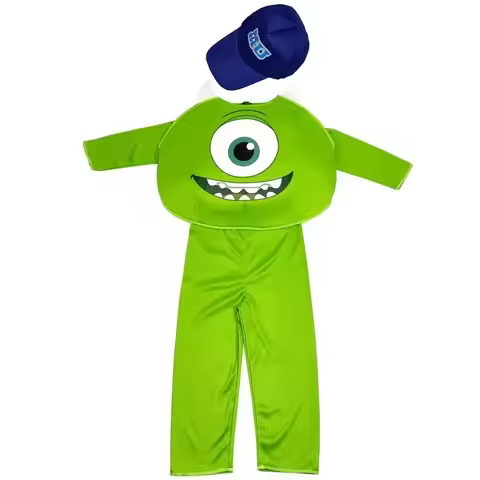 Cosplay Halloween And Princeton Children'S Costume COSPLAY Mike Wazowski Monster University 3-Piece 