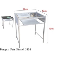 [New Item] New SILVER STEEL Gas Stove Stand Burger 18 x 24 / Burger Pan Stand 18x24 / Stand Kuali Bu