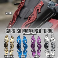 NMAX NEO TURBO MODIFICATION ACCESSORIES - TRIBAL MODEL TWOTONE VISOR GARNISH | GARNISH | NMAX NEO TU