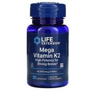 exp: 02/26, Life Extension, Mega Vitamin K2, 30 Capsules