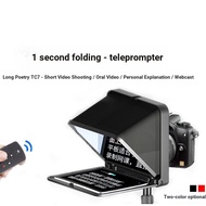 Langshige TC7 Prompter SLR Micro Single Mobile Phone Tablet Prompter Live Anchor Audio Interview Pro