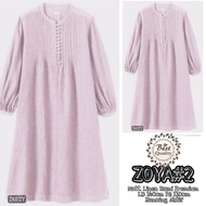 ZOYA TUNIK SUPER JUMBO POLOS. TUNIK WANITA BAHAN LINEN. MIDI CANTIK MODEL TERLARIS