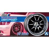 Car Model 1/24 Aoshima 19 Inch Wheel - SSR Professor SP3 Plamo Modelkit Sport Rims