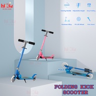 [SG Seller]Scooter Children6to12Two-Wheel Scooter kid's Adjustable and Foldable Kick Pedal Scooter B