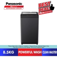 Panasonic 8.5kg Top Load Washing Machine NA-F85S11| NA-F85S11BRT Washer Mesin Basuh