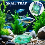 [dddxce] Aquarium Snail Trap, Plastic Snail Catcher For Freshwater Fish Tank Green Snail Catch Box