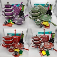 24pcs Dessini Set Cookware Periuk