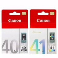 tinta catridge Canon 40 black dan  41 colour satuan/set for canon iP1200, iP1300, iP1600, iP1700, iP