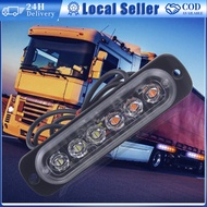 Universal LED 12V 24V 6 LEDs strobe light warning light For Car Truck Lorry  pickup Side Lamp emergency lamp light
