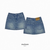 maison KEEPS | Bluebell Denim Skorts | กระโปรงสั้นยีนส์