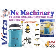 VICTA KNAPSACK BATTERY SPRAYER PAM RACUN BATERI HEAVY DUTY STRONG PUMP/VICTA B20/VICTA BM16/VICTA T2