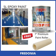 5L PAYNT EPOXY FLOOR PAINT (cat lantai) w/ HARDENER