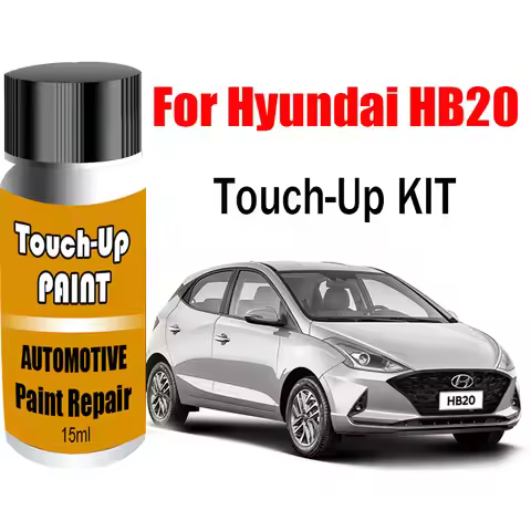 Car Touch-Up Paint Kit (with Brush) for Hyundai HB20 2025 2024 Paint Repair Scratch Remover Car Pain