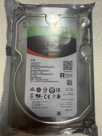 Seagate 6TB IronWolf 3.5" SATA3 NAS Hard Drive 6GB/s 7200RPM Hard Disk ST6000NE000