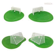 KISSCA Urinal Screen, Anti-Clog Prevent Splashing Aroma Pad, 1PC Aromatic Football Goal Urinal Mat H