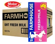 Farmhouse UHT Fresh Milk, (1L Pack of 12)|Free Delivery