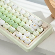 wireless keyboard mechanical keyboard keyboard wireless Walking Cat QMK65 Three-Mode Wireless Blueto