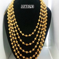 Dubai Necklace with Ball Motif 5 layers AAKd293
