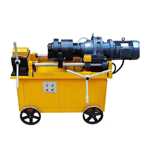 Steel Bar Thread Rolling Machine Portable Rebar Threading Machine Coupler Screw Making Machine For S