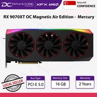 XFX AMD Radeon RX 9070XT OC Magnetic Air Edition with RGB 16GB GDDR6 Graphics Card - White Edition