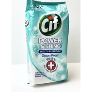 Cif Power & Shine Multi-Purpose Wipes-Ocean Fresh - 90 Wipes x 6 packs per bundle
