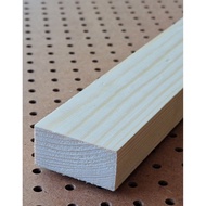 1" x 2" (20mm x 45mm) Clean Cut Pine Wood
