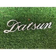 Rear side emblem 'Datsun' badge, datsun sunny B110. New old stock brand