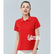 MERAH Red Chili Women's Polo Shirt / Woman Polo Shirt / Lady Polo Shirt / Women's Collared Shirt / C
