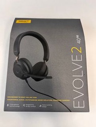 Jabra Evolve2 40 MS Stereo Headset USB-A 捷波朗 會議專用耳機