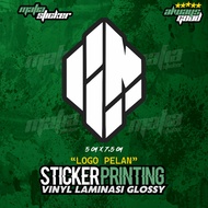 SLOW LOGO PRINT CUT STICKER