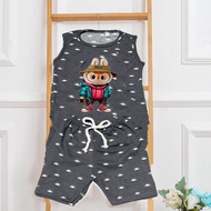 SINGLET ANAK MILANO MOTIF TERBARU / SETELAN SINGLET ANAK MILANO DTF