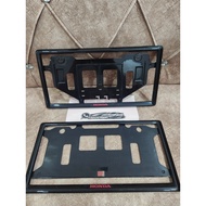 HONDA FRAME PLATE BERLINA BLACK ORIGINAL HONDA ACCESS