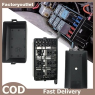 FCMY Car 12-Slot Relay Box 6 ATC/ATO 6 Relays Standard de Fuses Holder Blo FAC